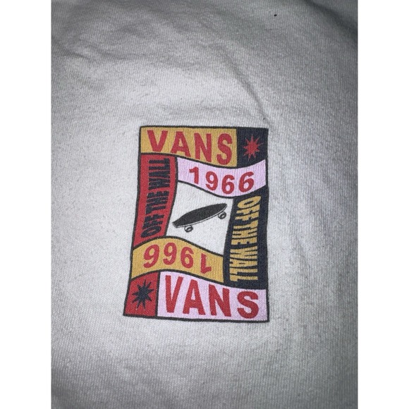 Vans "Off The Wall" graphic tee, featuring a bold, multi-colored retro design LG - Picture 2 of 4